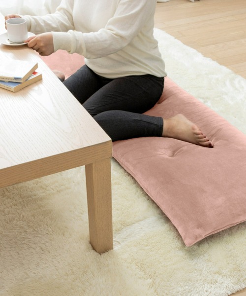 iellio（イエリオ）の「洗える！ふっくらソファーパッド　とろけるマイクロ素材　2人掛け / ロングクッション（クッション/クッションカバー・レディース・チャコールグレー/ブルーグレー/スモークピンク/カーキオリーブ/ブラウン/ベージュ・FREE）」の19枚目の写真