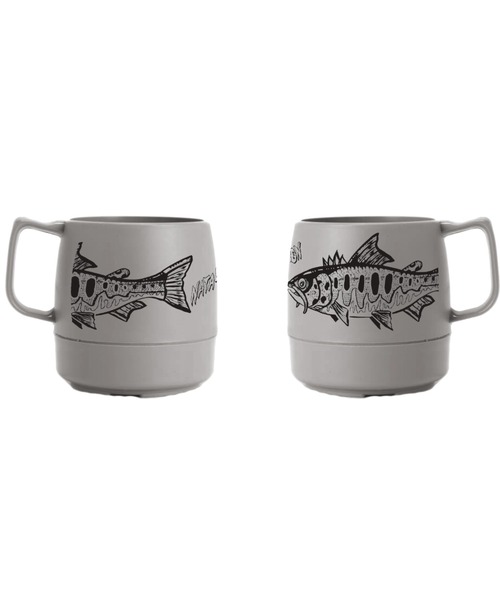 NATAL DESIGN - ネイタルデザイン　マグ　ブラック　2セット DINEX 8 oz. Mug NATAL FISH Peter Perch ver.（グラス/マグカップ