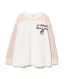 こども ビームス | DENIM DUNGAREE / テンジク ロング スリーブ Tシャツ 2025FW（135～145cm）(Tシャツ/カットソー)