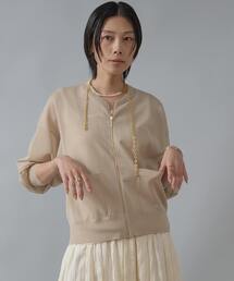 Liesse（リエス）の「シアーニットブルゾン（ブルゾン）」