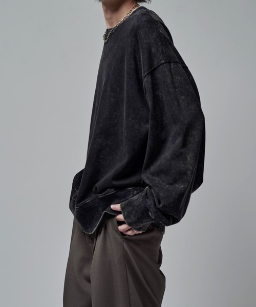 Lui's（ルイス）の「パウダーブリーチビッグスウェット（スウェット・メンズ・ブラック/チャコールグレー・S/M）」の20枚目の写真