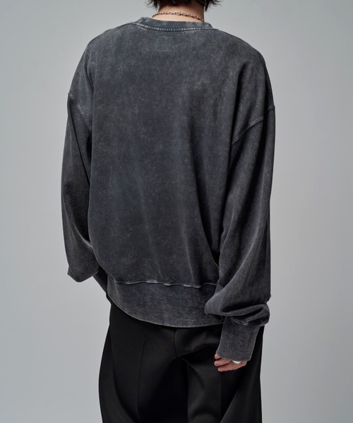 Lui's（ルイス）の「パウダーブリーチビッグスウェット（スウェット・メンズ・ブラック/チャコールグレー・S/M）」の16枚目の写真