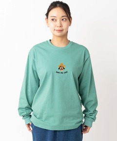 7.4oz love my self 刺繍ロンTEE