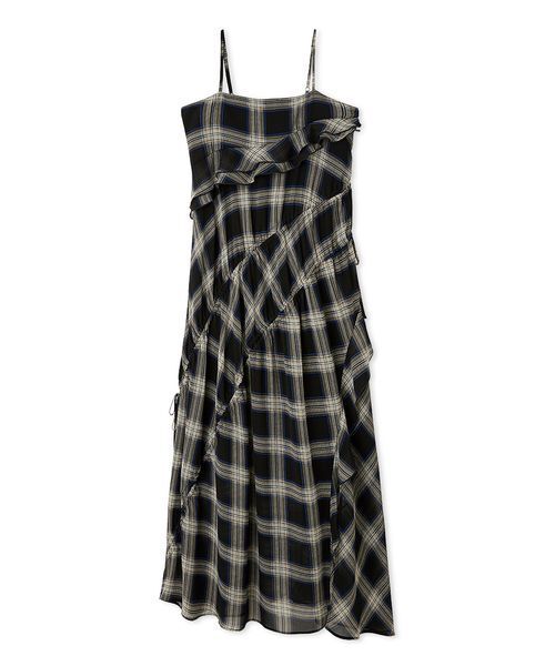 FURFUR（ファーファー）の「ドロストキャミワンピース（ワンピース・レディース・レッド/マルチ/ブラック・F）」の16枚目の写真