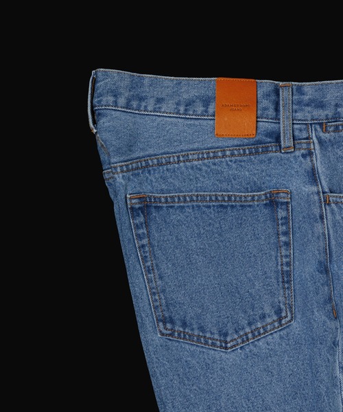 ADAM ET ROPE'（アダムエロペ）の「ブリーチ ストレート スラックスデニム（デニムパンツ・メンズ・ブルー系その他4・S/M/L/XL）」の3枚目の写真