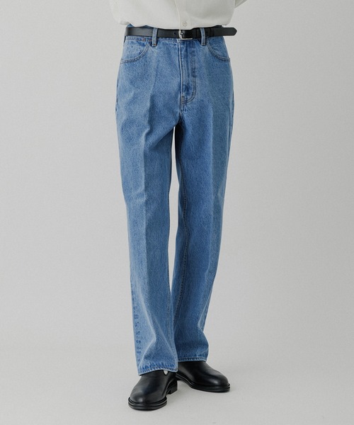 ブリーチ ストレート スラックスデニム / ADAM ET ROPE' JEANS -IMAG