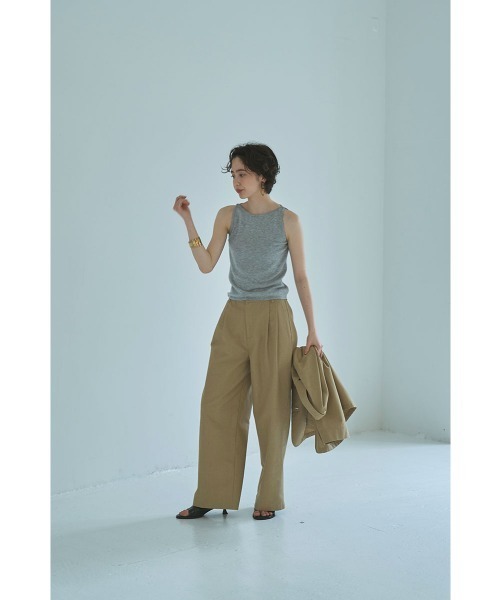 marjour（マージュール）の「WAIST PIPING LINEN BLEND PANTS（その他パンツ・レディース・ベージュ・M）」の14枚目の写真