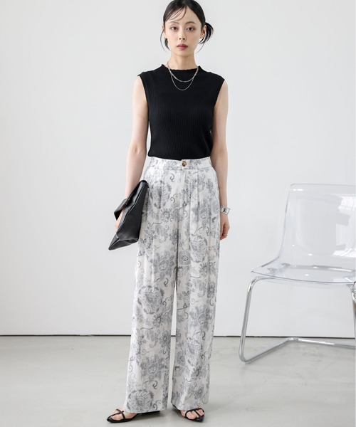 Lajour(ラジュール)の「【日本製】ワイドタックパンツ(その他パンツ・レディース・B/A/D/C・L/M)」の5枚目の写真