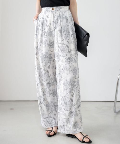 Lajour(ラジュール)の「【日本製】ワイドタックパンツ(その他パンツ・レディース・B/A/D/C・L/M)」の10枚目の写真