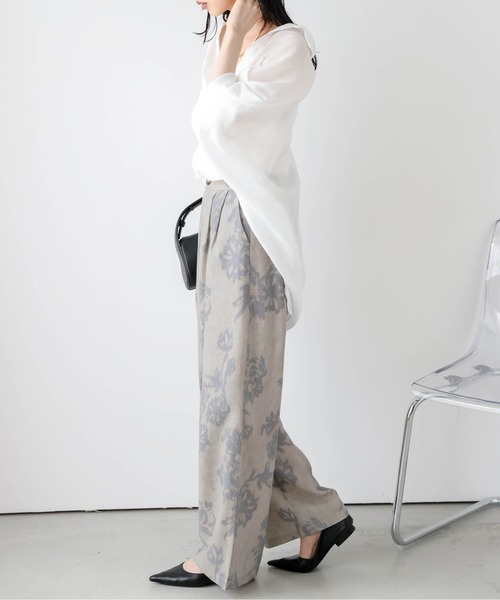 Lajour(ラジュール)の「【日本製】ワイドタックパンツ(その他パンツ・レディース・B/A/D/C・L/M)」の16枚目の写真