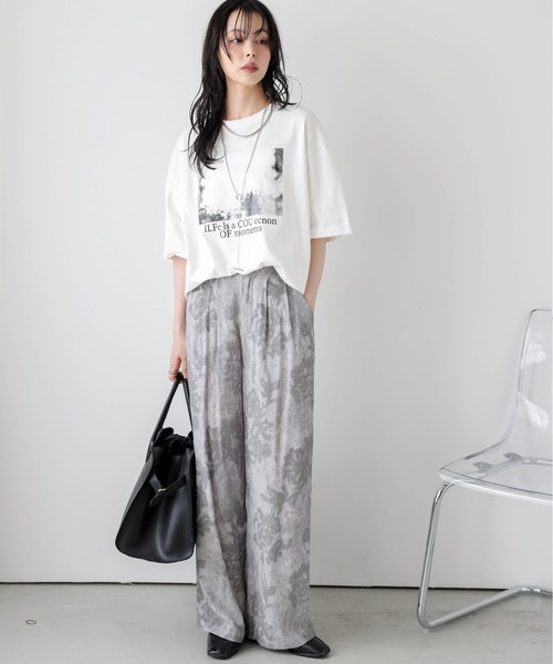 Lajour(ラジュール)の「【日本製】ワイドタックパンツ(その他パンツ・レディース・B/A/D/C・L/M)」の20枚目の写真