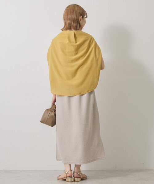 AMERICAN HOLIC（アメリカンホリック）の「ワッフルサイドスリット半袖ワンピース（ワンピース・レディース・オレンジ/チャコールグレー/ベージュ・M/L）」の22枚目の写真