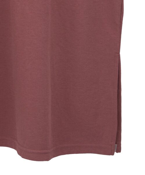 AMERICAN HOLIC（アメリカンホリック）の「ワッフルサイドスリット半袖ワンピース（ワンピース・レディース・オレンジ/チャコールグレー/ベージュ・M/L）」の13枚目の写真