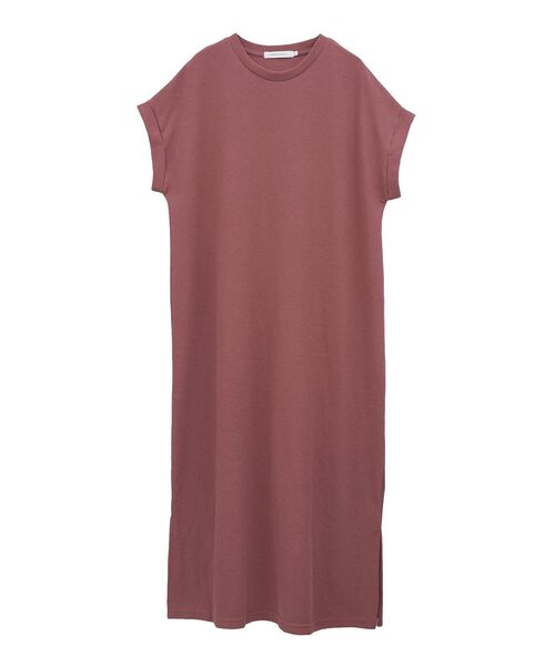 AMERICAN HOLIC（アメリカンホリック）の「ワッフルサイドスリット半袖ワンピース（ワンピース・レディース・オレンジ/チャコールグレー/ベージュ・M/L）」の19枚目の写真