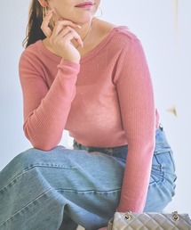 La boutique BonBon | 【名品・ヘビロテアイテム】シアースパンコール2WAYリブニット(ニット/セーター)