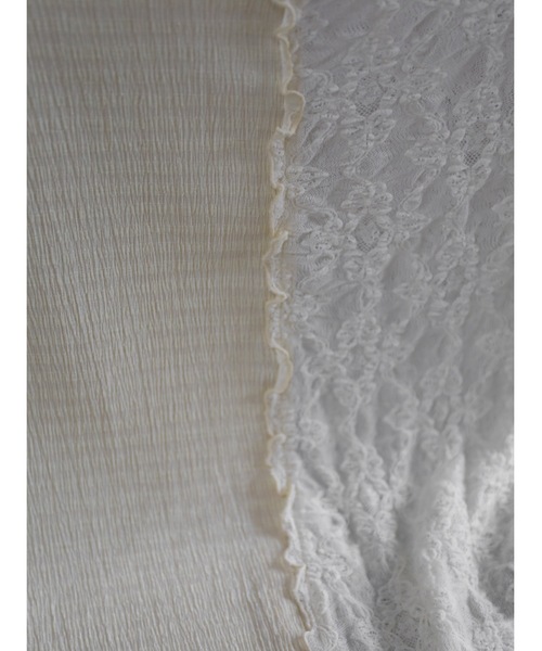 Katrin TOKYO（カトリーントーキョー）の「patchwork mellow tops（Tシャツ/カットソー・レディース・ブルー系その他/オレンジ系その他/アイボリー・XS/FREE）」の11枚目の写真