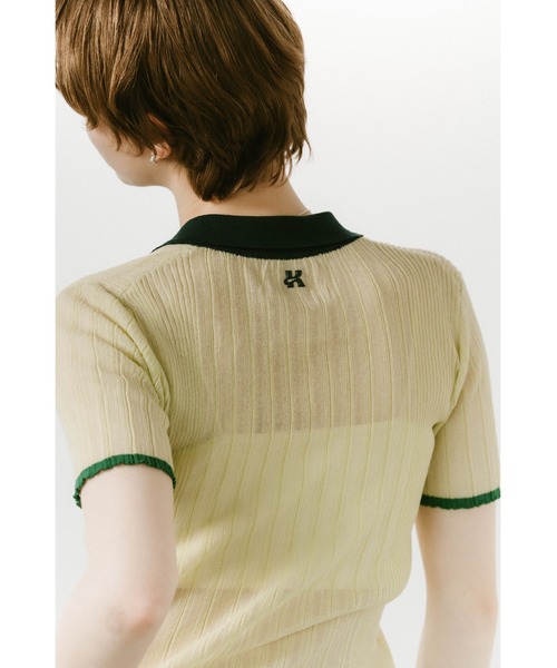 Knuth Marf sheer polo knit（ニット/セーター）｜Knuth Marf
