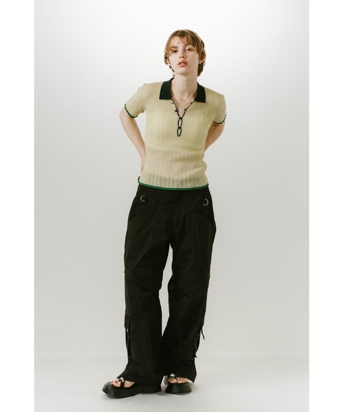 Knuth Marf sheer polo knit（ニット/セーター）｜Knuth Marf