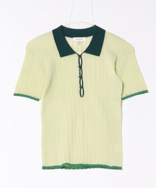 新品タグ付きknuthmarf クヌースマーフ sheer polo knit sheer polo knit /3color | KNUTH MARF