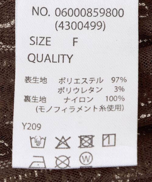 Sugar spoon(シュガースプーン)の「・SUGAR SPOON レースフリルプルオーバー(Tシャツ/カットソー・レディース・オフホワイト/ブラック/ブラウン・FREE)」の22枚目の写真