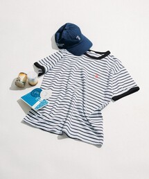 FREAK'S STORE（フリークスストア）の「別注 POOLSIDE COFFEE ロゴボーダーTシャツ/プールサイドコーヒー/リンガー ボーダーTシャツ/カラーボーダー（Tシャツ/カットソー）」