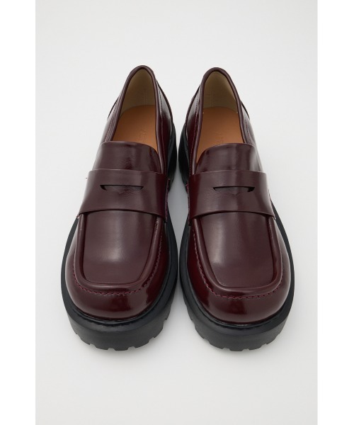 MOUSSY ダークブラウン ローファー 厚底 MOUSSY | PLATFORM ローファー (ローファー・オックスフォード