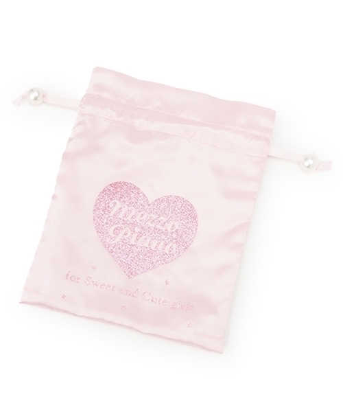 25th anniversary キラキラハートロゴ巾着（その他小物）｜mezzo piano