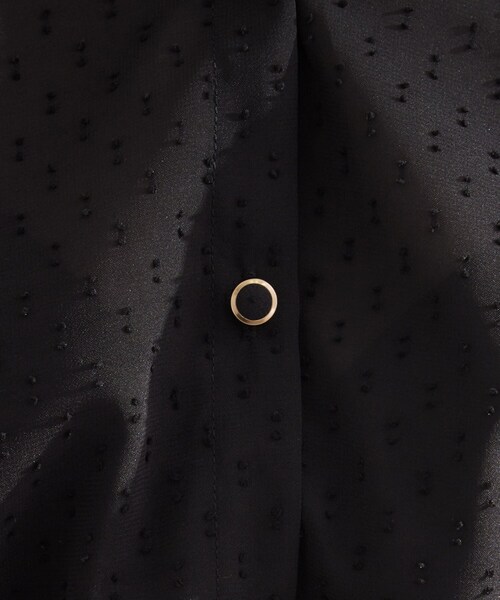 grove（グローブ）の「衿もとすっきり一枚で映える 涼しげ秋色チェックブラウス（シャツ/ブラウス・レディース・ボルドー/ネイビー系1/ブラック/ベージュ系その他5/オフホワイト・02/03/01/04/05）」の13枚目の写真