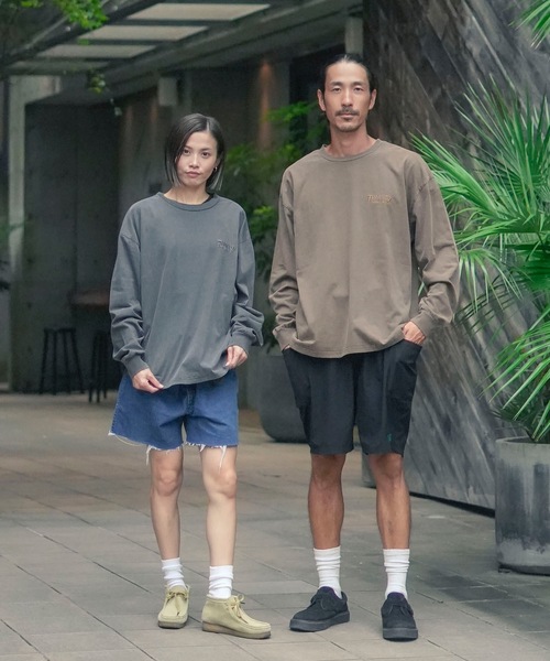 THRASHER(スラッシャー)の「GONZ ART PIGMENT L/S T-SHIRTS/THRASHER スラッシャーゴンズアート刺繍ピグメント加工長袖Tシャツ(Tシャツ/カットソー・メンズ・チャコールグレー/ブラウン・X-LARGE/LARGE/MEDIUM)」の16枚目の写真