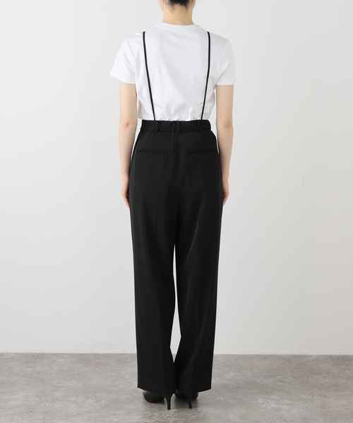 IENA（イエナ）の「《追加5》サスペンダーツイルパンツ（スラックス・レディース・ブラック/カーキ・38/36/34/40）」の10枚目の写真