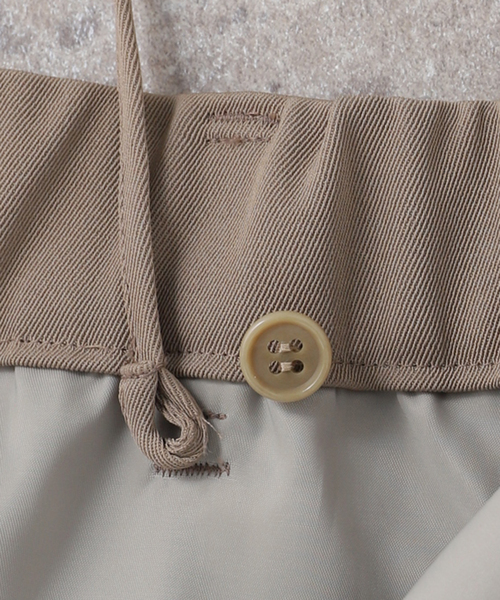 IENA（イエナ）の「《追加5》サスペンダーツイルパンツ（スラックス・レディース・ブラック/カーキ・38/36/34/40）」の17枚目の写真