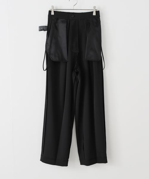 IENA（イエナ）の「《追加5》サスペンダーツイルパンツ（スラックス・レディース・ブラック/カーキ・38/36/34/40）」の19枚目の写真