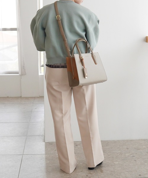 Jewelna Rose(ジュエルナローズ)の「へレス ハンドバッグ 16221(ハンドバッグ・レディース・ブラック/グレイッシュベージュ/ライトベージュ・FREE)」の15枚目の写真