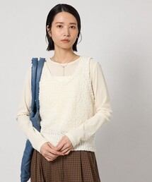 CITEN | <CITEN>ブークレニットトップノースリーブ(ベスト)
