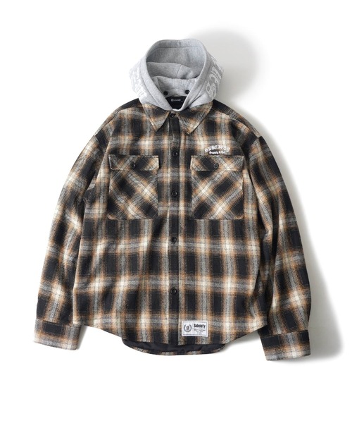 Subciety（サブサエティ）の「Detachable hood plaid jkt（ブルゾン・メンズ・ホワイト/レッド/ブラック・SMALL/X-LARGE/LARGE/MEDIUM）」の6枚目の写真