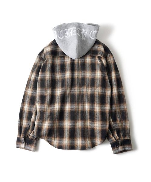 Subciety（サブサエティ）の「Detachable hood plaid jkt（ブルゾン・メンズ・ホワイト/レッド/ブラック・SMALL/X-LARGE/LARGE/MEDIUM）」の7枚目の写真