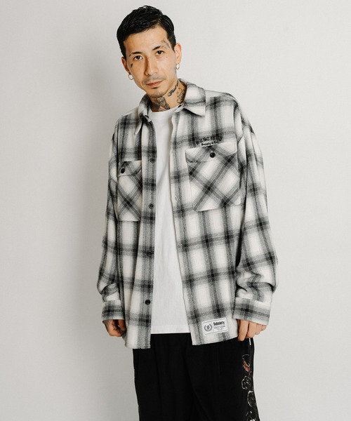 Subciety（サブサエティ）の「Detachable hood plaid jkt（ブルゾン・メンズ・ホワイト/レッド/ブラック・SMALL/X-LARGE/LARGE/MEDIUM）」の20枚目の写真