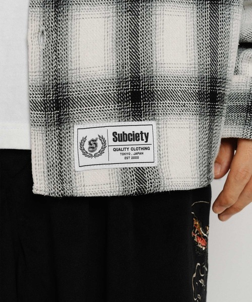 Subciety（サブサエティ）の「Detachable hood plaid jkt（ブルゾン・メンズ・ホワイト/レッド/ブラック・SMALL/X-LARGE/LARGE/MEDIUM）」の21枚目の写真