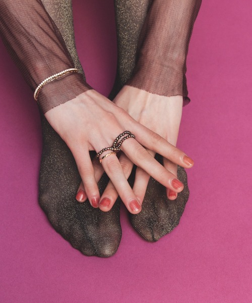 les bonbon(ルボンボン)の「【les bonbon】conation pearl ring BR/コネーション パール リング(リング・レディース・ブラウン・FREE)」の5枚目の写真