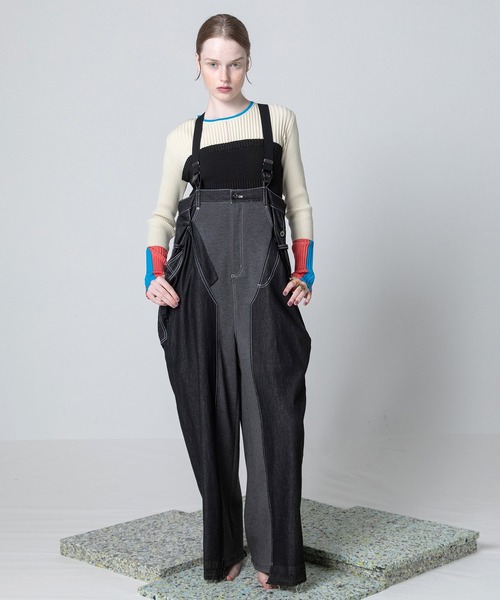 サロペット AI様 デニムリメイクサロペット（サロペット/オーバーオール）｜AULA