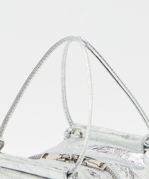 marco masi(マルコマージ)の「<MARCO MASI>キューブ バッグ(トートバッグ・レディース・シルバー/ゴールド・FREE)」の5枚目の写真