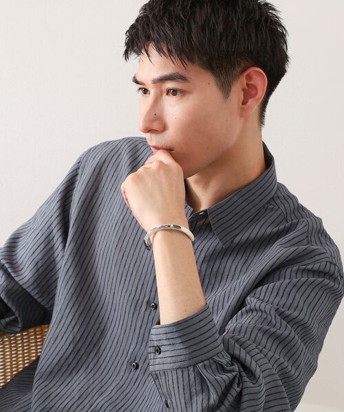 THE SHOP TK (ザ ショップ ティーケー )の「トライアングルパターンバングル(ブレスレット・メンズ・ゴールド/シルバー・00)」の8枚目の写真