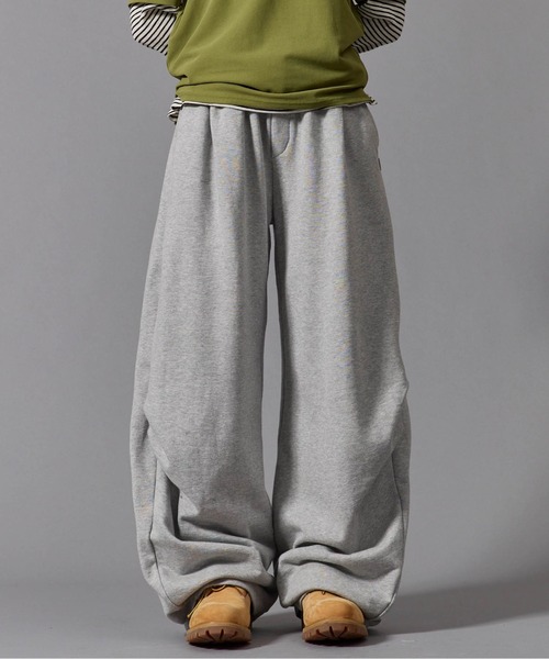 CIVVY.(シヴィ―)の「Wide Balloon Sweatpants - ワイドバルーンスウェットパンツ -(スウェットパンツ・メンズ・ネイビー/グレー・LARGE/MEDIUM)」の17枚目の写真