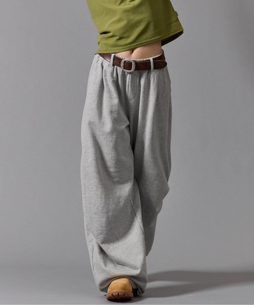 CIVVY.(シヴィ―)の「Wide Balloon Sweatpants - ワイドバルーンスウェットパンツ -(スウェットパンツ・メンズ・ネイビー/グレー・LARGE/MEDIUM)」の20枚目の写真