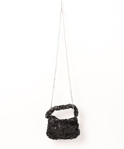 cache cache(カシュ カシュ)の「カシュカシュ cachecache / スパンコール2wayミニバッグ(ショルダーバッグ・レディース・ホワイト/ブラック・FREE)」の17枚目の写真