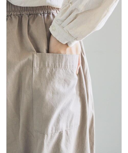 TSUHARU by Samansa Mos2(ツハルバイサマンサモスモス)の「【天日干し風加工】タックギャザーパンツ(その他パンツ・レディース・チャコールグレー/ベージュ/オリーブ・F)」の22枚目の写真