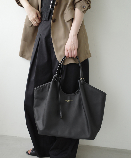 SLOBE IENA(スローブイエナ)の「《追加2》ANTONELLO MASI/アントネッロマージ SLOBE別注 レザートートバッグ(トートバッグ・レディース・ブラック/ブラウン・FREE)」の15枚目の写真