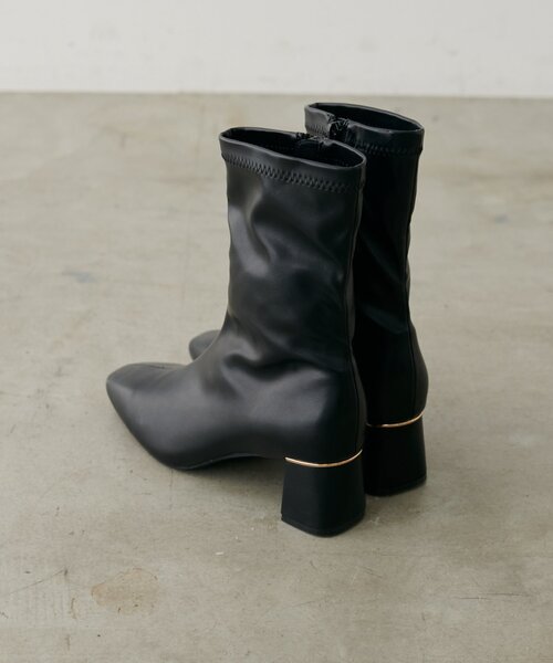 natural couture（ナチュラルクチュール）の「ゴールドポイントストレッチブーツ（ブーツ・レディース・ベージュ系その他/アイボリー/ブラック・LARGE/MEDIUM/SMALL）」の13枚目の写真