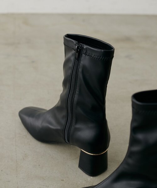 natural couture（ナチュラルクチュール）の「ゴールドポイントストレッチブーツ（ブーツ・レディース・ベージュ系その他/アイボリー/ブラック・LARGE/MEDIUM/SMALL）」の15枚目の写真