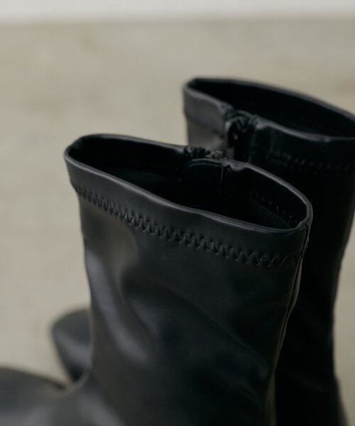 natural couture（ナチュラルクチュール）の「ゴールドポイントストレッチブーツ（ブーツ・レディース・ベージュ系その他/アイボリー/ブラック・LARGE/MEDIUM/SMALL）」の16枚目の写真